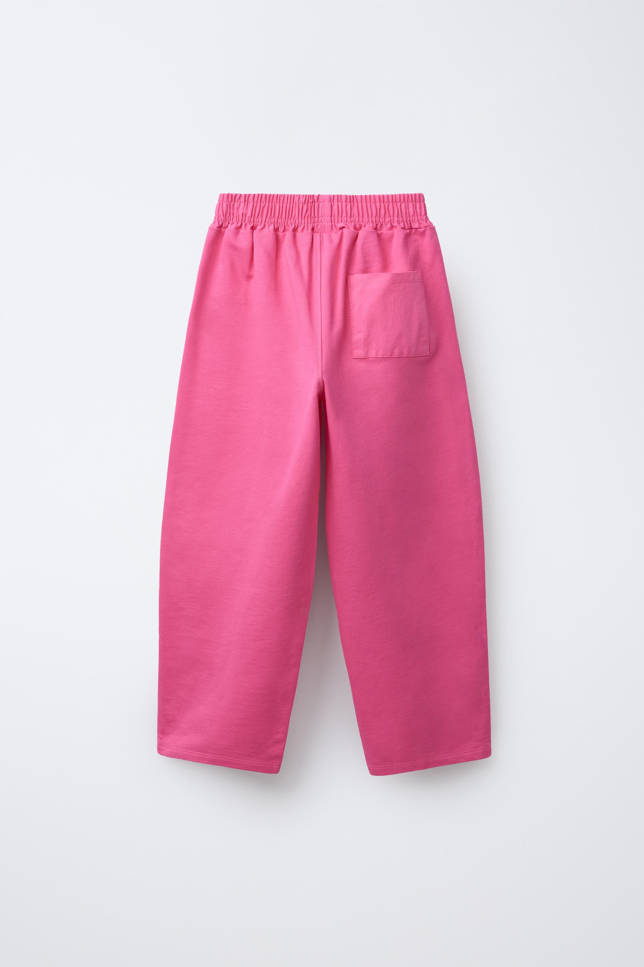 安心★関税込み★ZARA★EMBROIDERED NUMBER PLUSH TROUSERS EMBROIDERED NUMBER PLUSH TROUSERS - navy | ZARA Spain