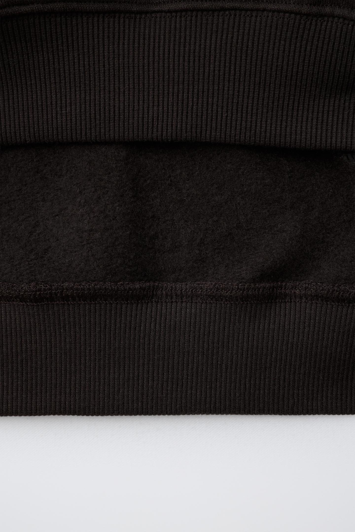 Детские толстовки Zara Bow AppliquÉ Sweatshirt, цвет: Коричневый — фото 4