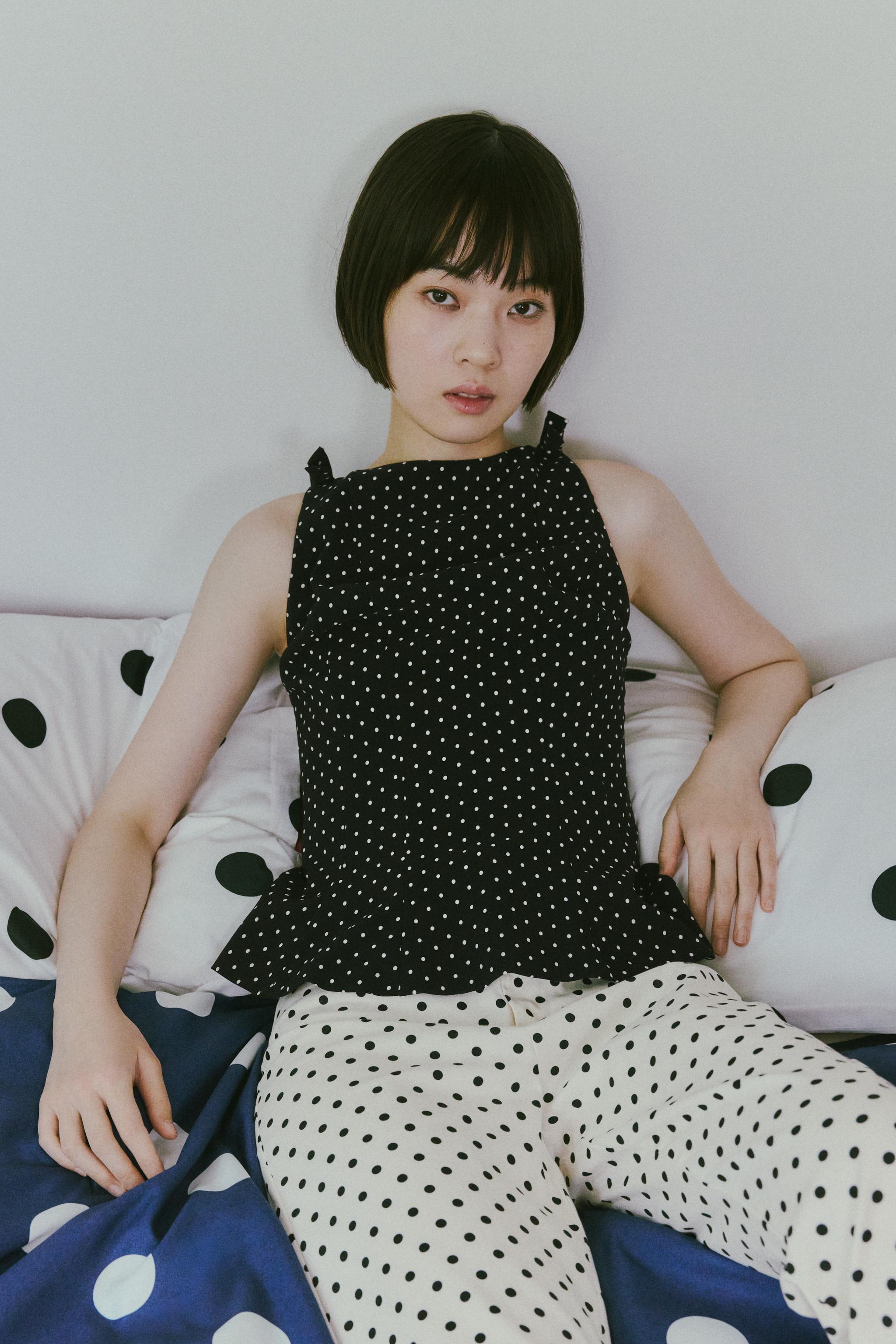 まりまり　Often 黒と白の水玉模様 リボン付きフラットシューズ まりまり様専用 Often 黒と白の水玉模様 リボン付きフラット