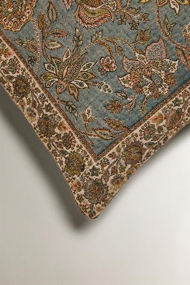 JACQUARD CUSHION COVER - Blue by Zara - Image 1