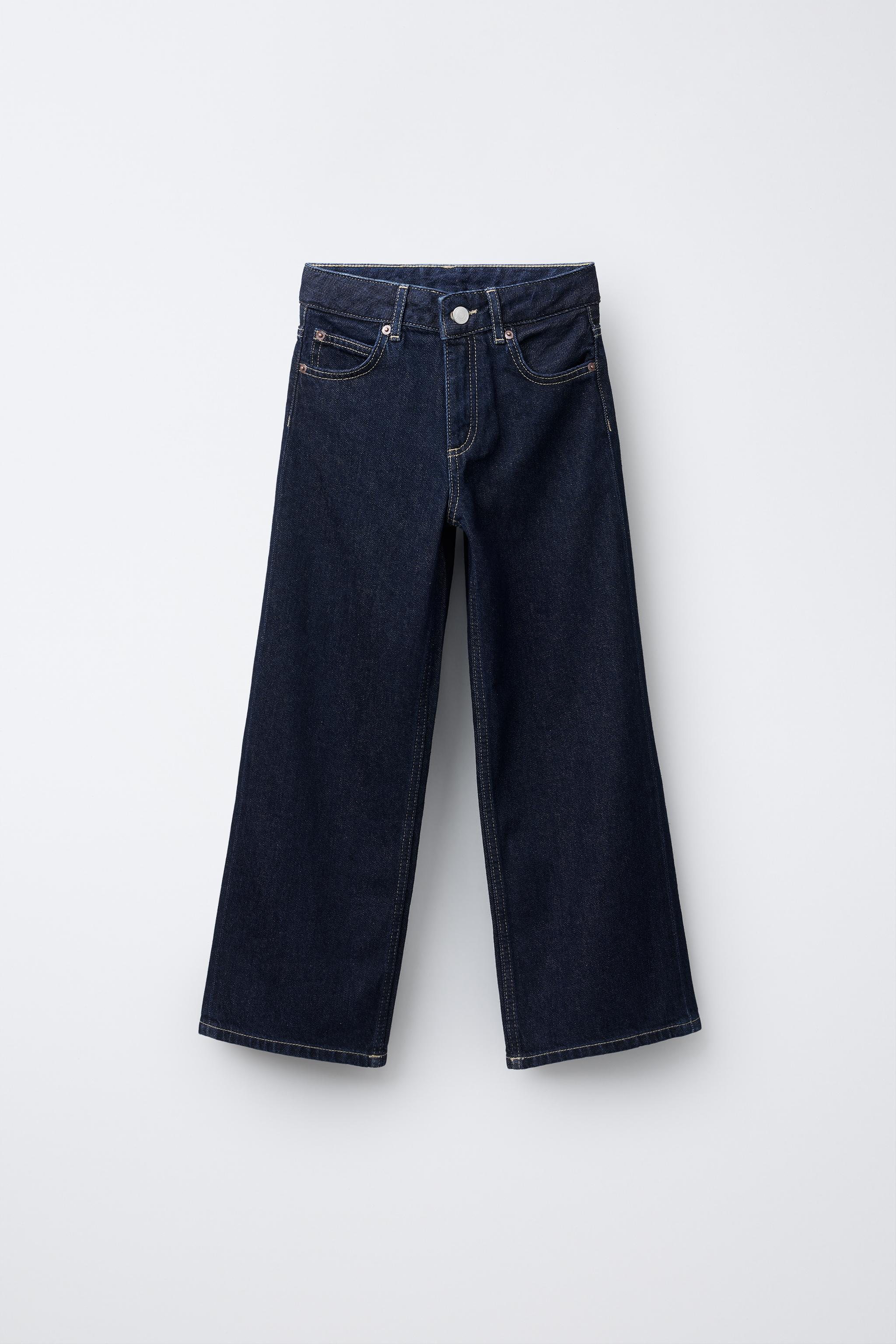 ワイドレッグジーンズ - ミディアムブルー | ZARA Japan / 日本