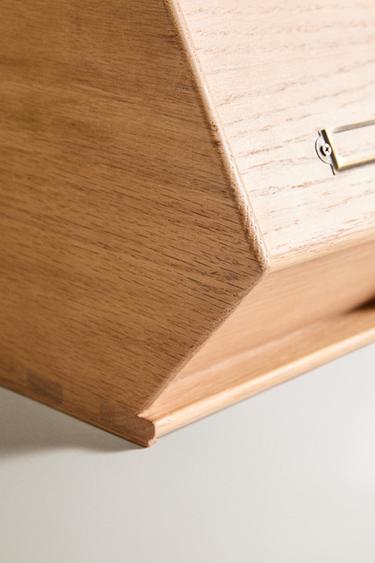 OAK WOOD BREAD BIN - Light brown by Zara - Image 3