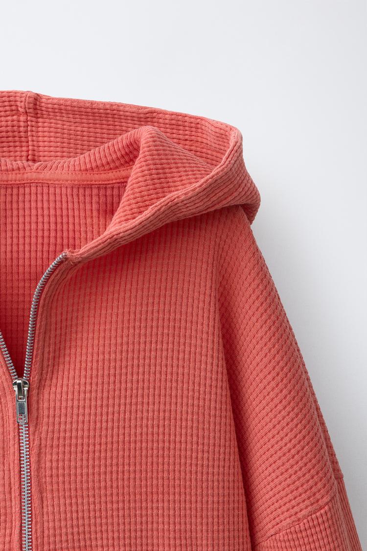 Sudadera cropped waffle pukas surf