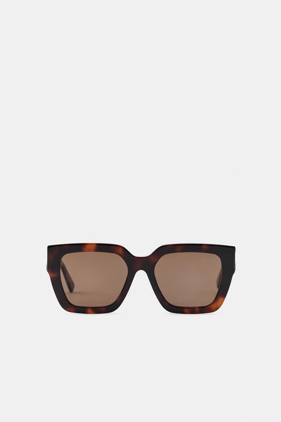 GAFAS DE SOL CUADRADA - Marrón de Zara - Imagen 0