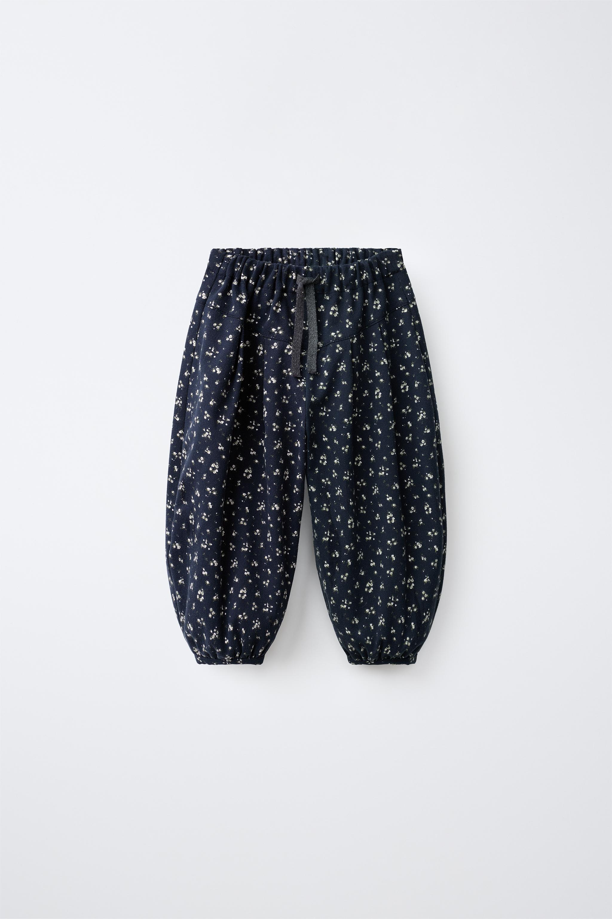 PRINTED BLOOMER PANTS - Black | ZARA United States