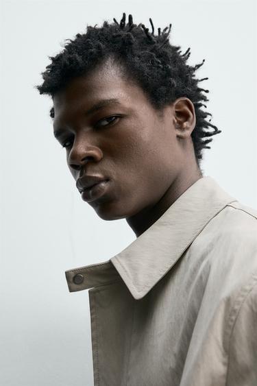 BLOUSON REGULAR FIT À POCHES - Beige de Zara - Image 4