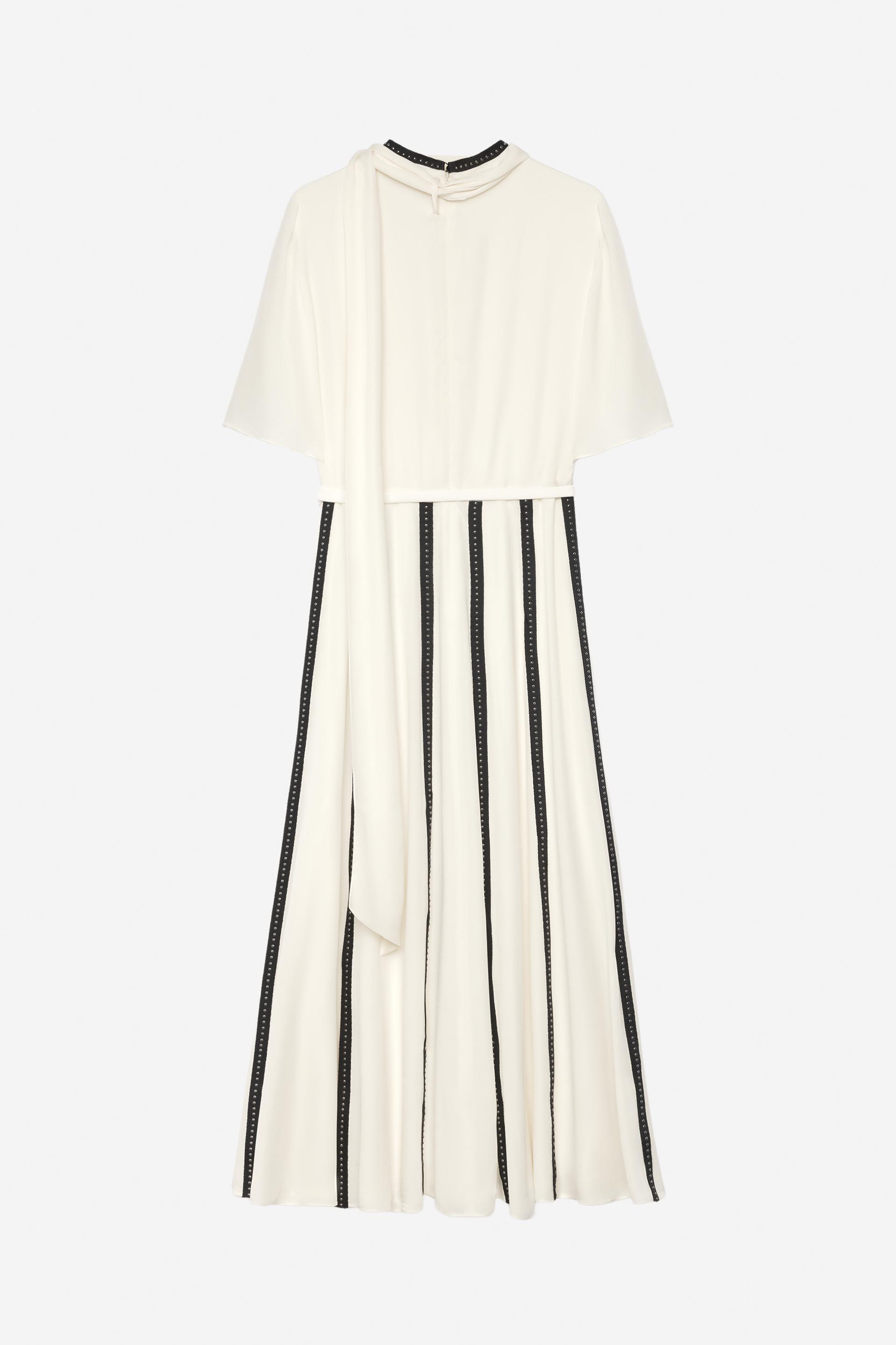 CONTRAST STRAP AND STUD DRESS - THE ITEM ZARA WOMAN thumbnail 8