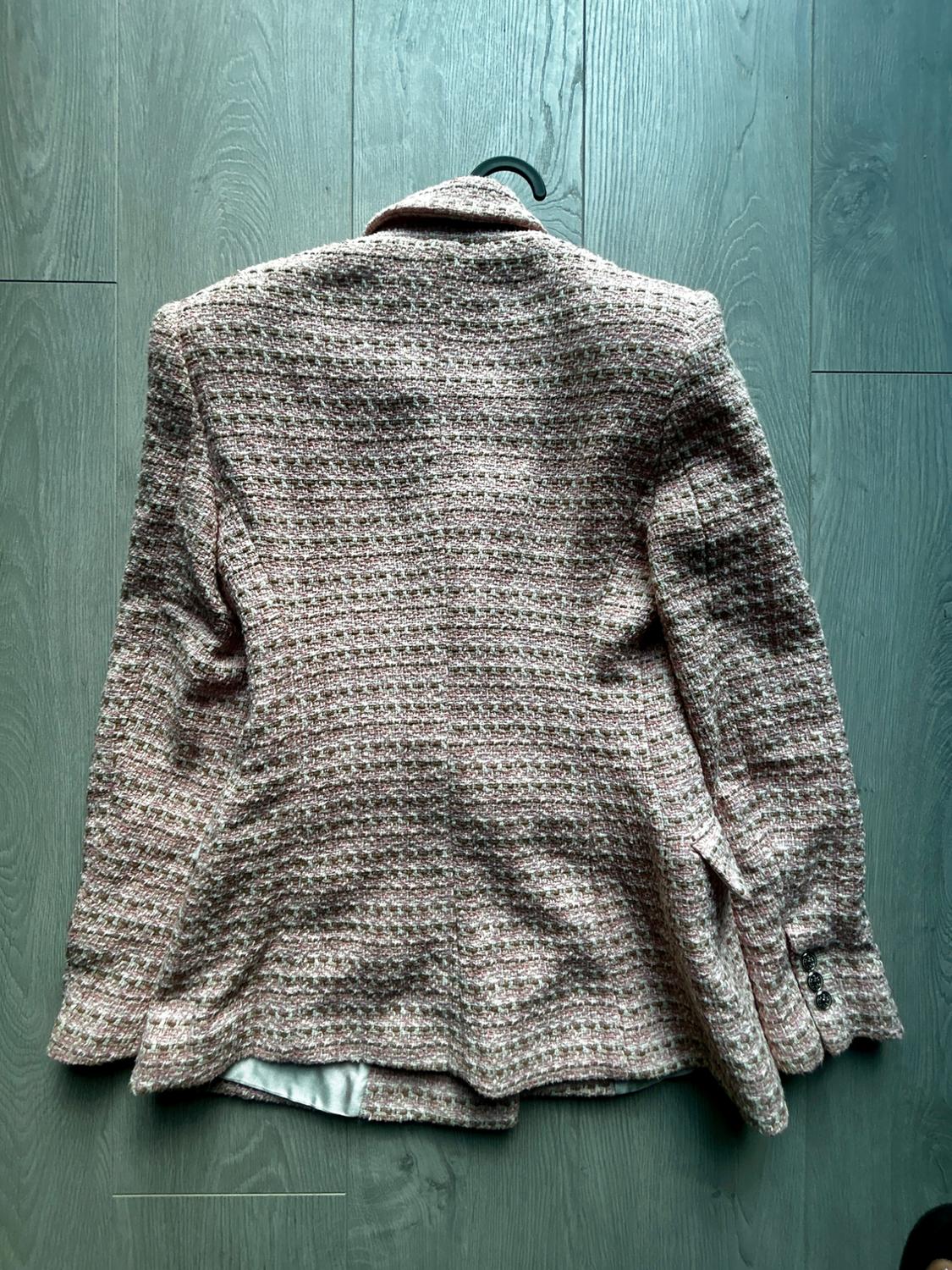 TEXTURED DOUBLE-BREASTED BLAZER - Image 3