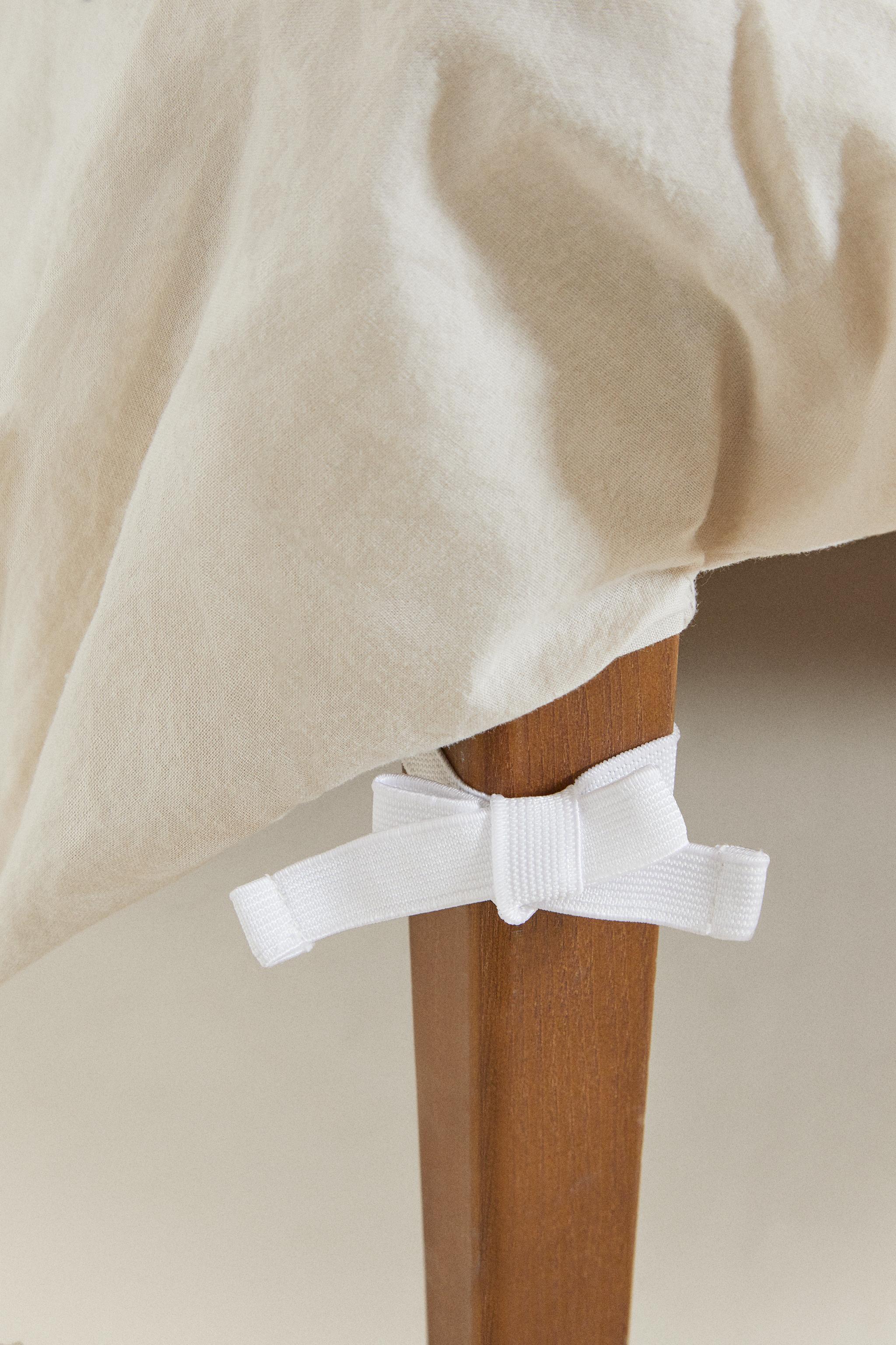 Zara FADED LINEN BEDSKIRT — фото 5