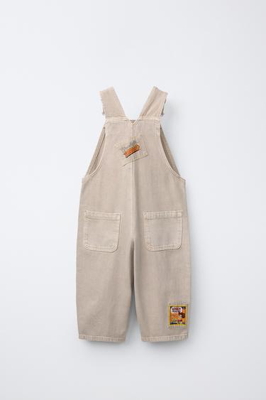 TOY STORY © DISNEY PIXAR PATCHES LONG TWILL DUNGAREES - Light beige by Zara