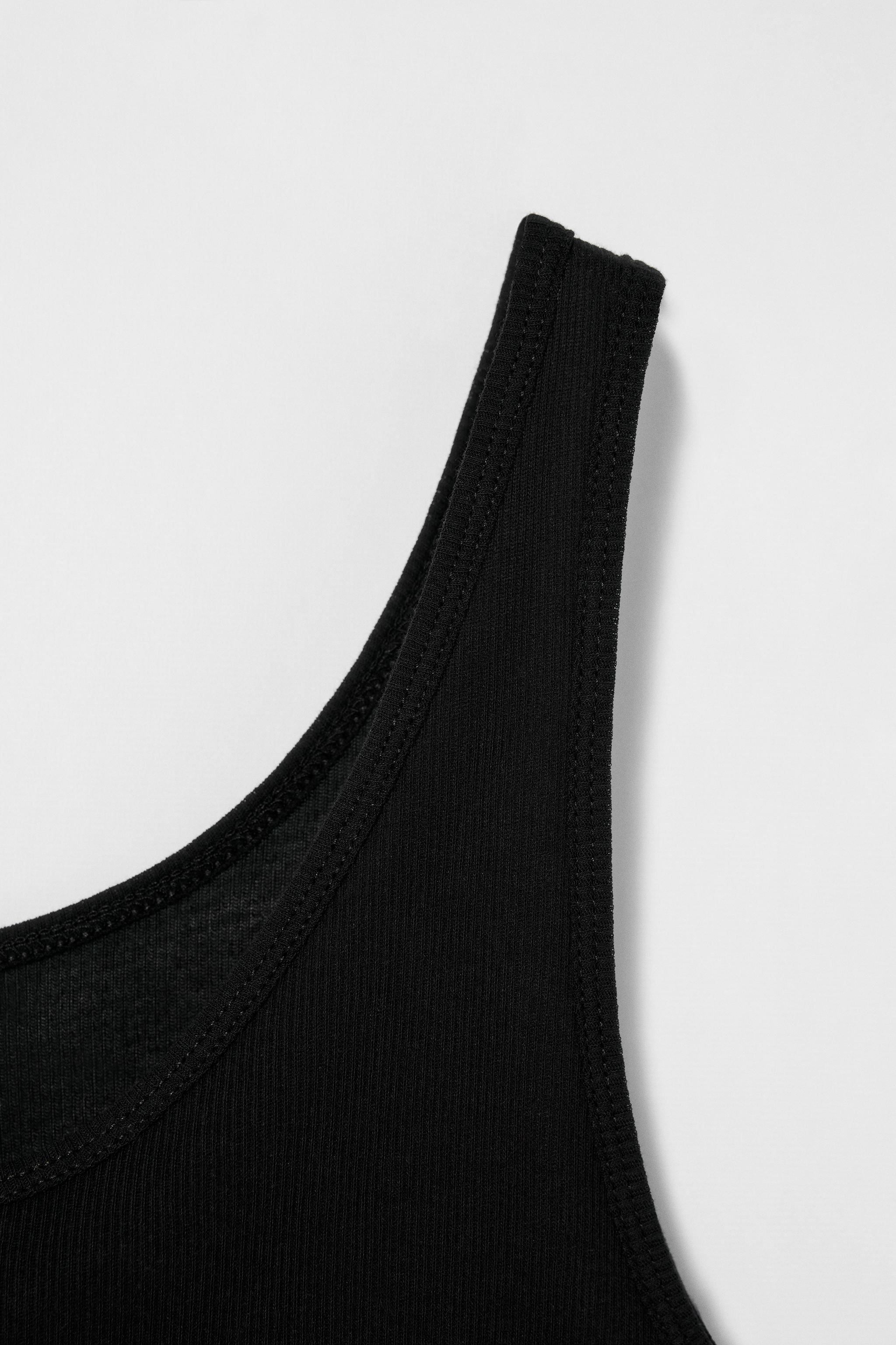 FLOWY TOP KATE MOSS X ZARA - Black | ZARA United States