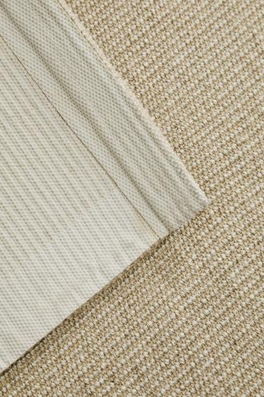 TAPIS SISAL TRESSÉ - Blanc de Zara