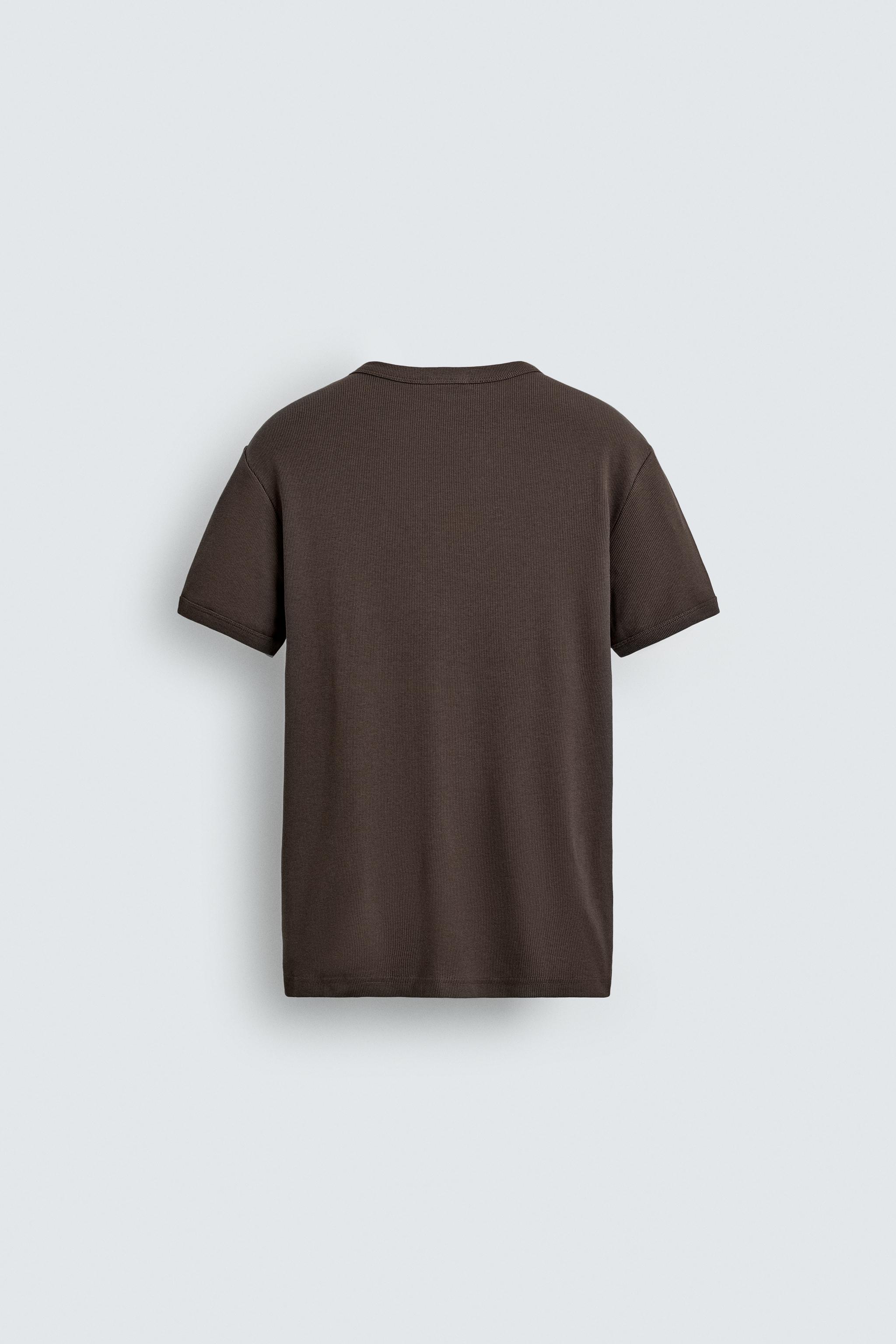 REGULAR FIT RIB T-SHIRT