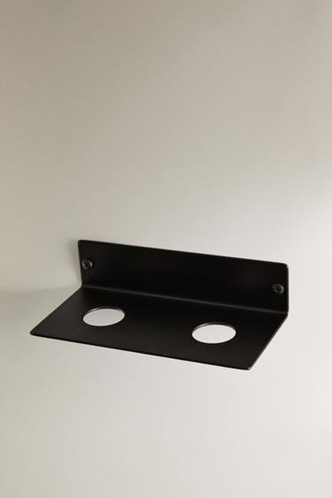 Zara BLACK SOAP DISPENSER WALL STAND - Black