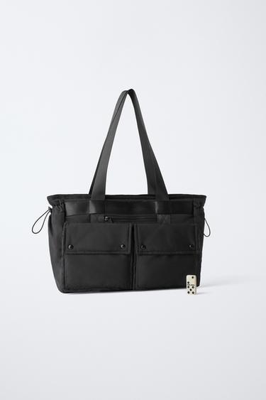 MATERNITY TOTE BAG - Black by Zara - Image 5