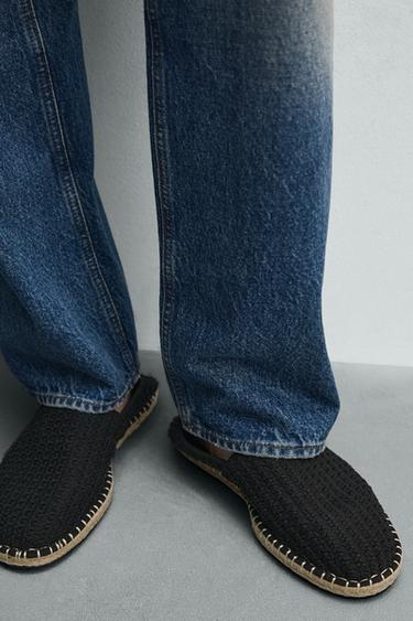 KNITTED FABRIC ESPADRILLES - Black by Zara - Image 2