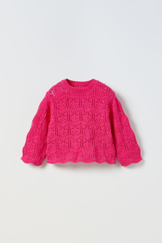 OPENKNIT SWEATER Strawberry ZARA Australia