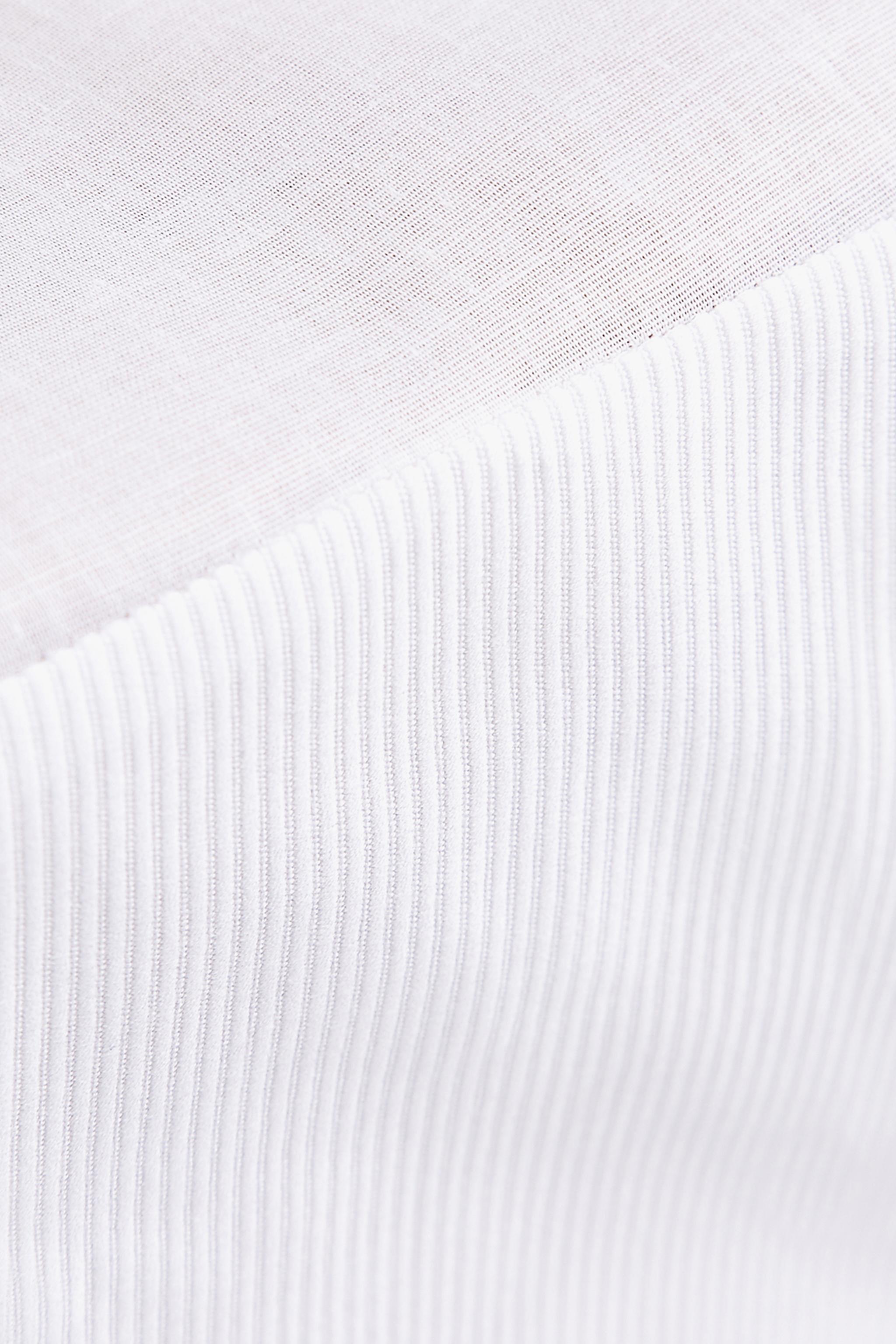Zara RIBBED BEDSKIRT — фото 4
