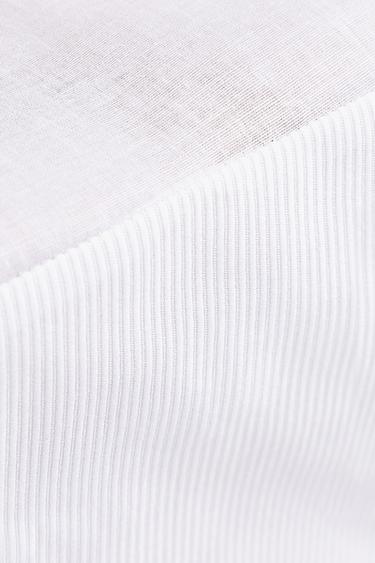 CACHE-SOMMIER CÔTELÉ - Blanc de Zara - Image 3