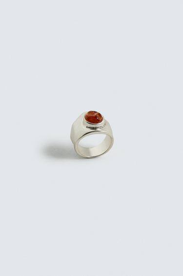 BAGUE CHEVALIÈRE CONTRASTE - Argent de Zara - Image 3