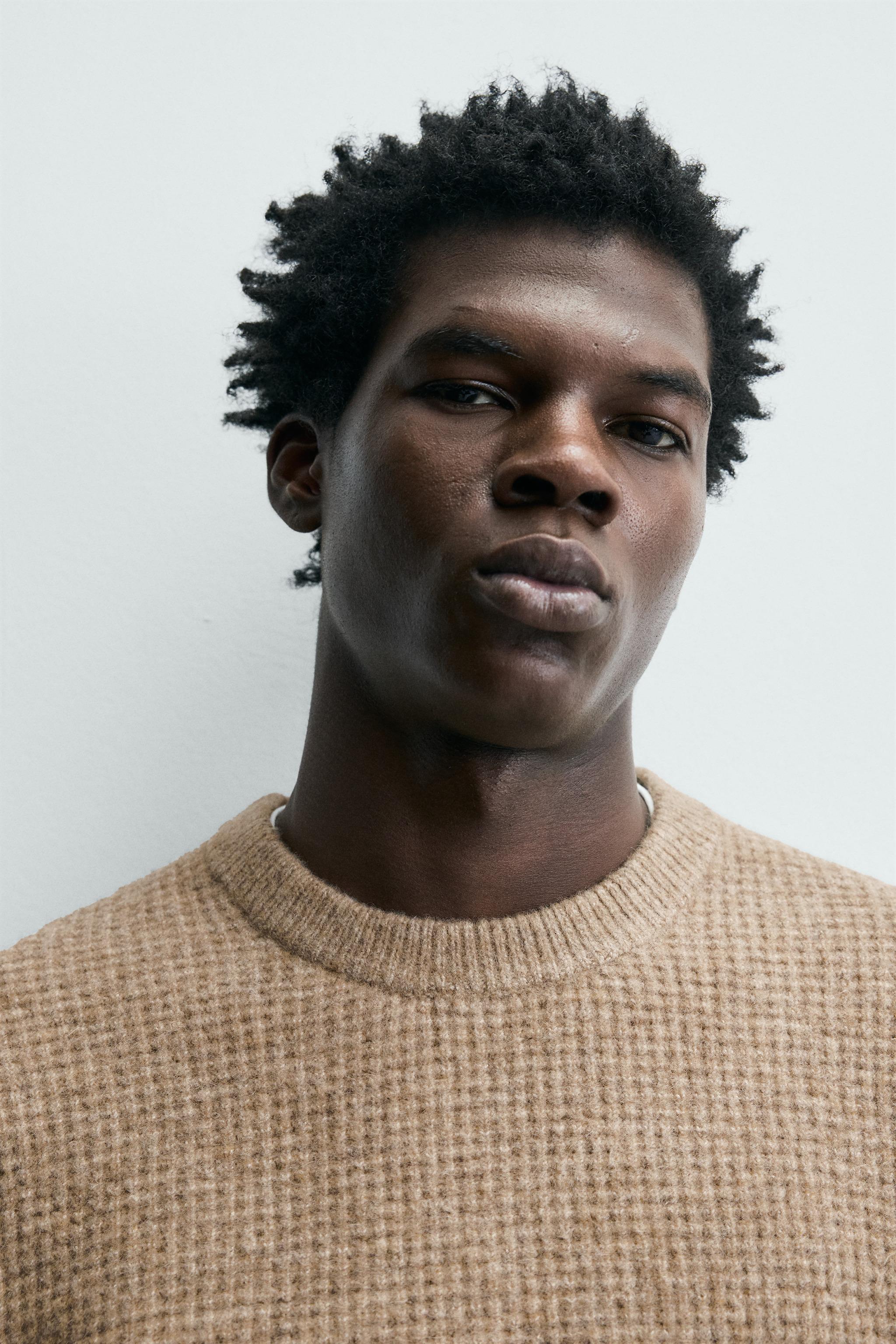 PULL COUPE DROITE STRUCTURE WAFFLE