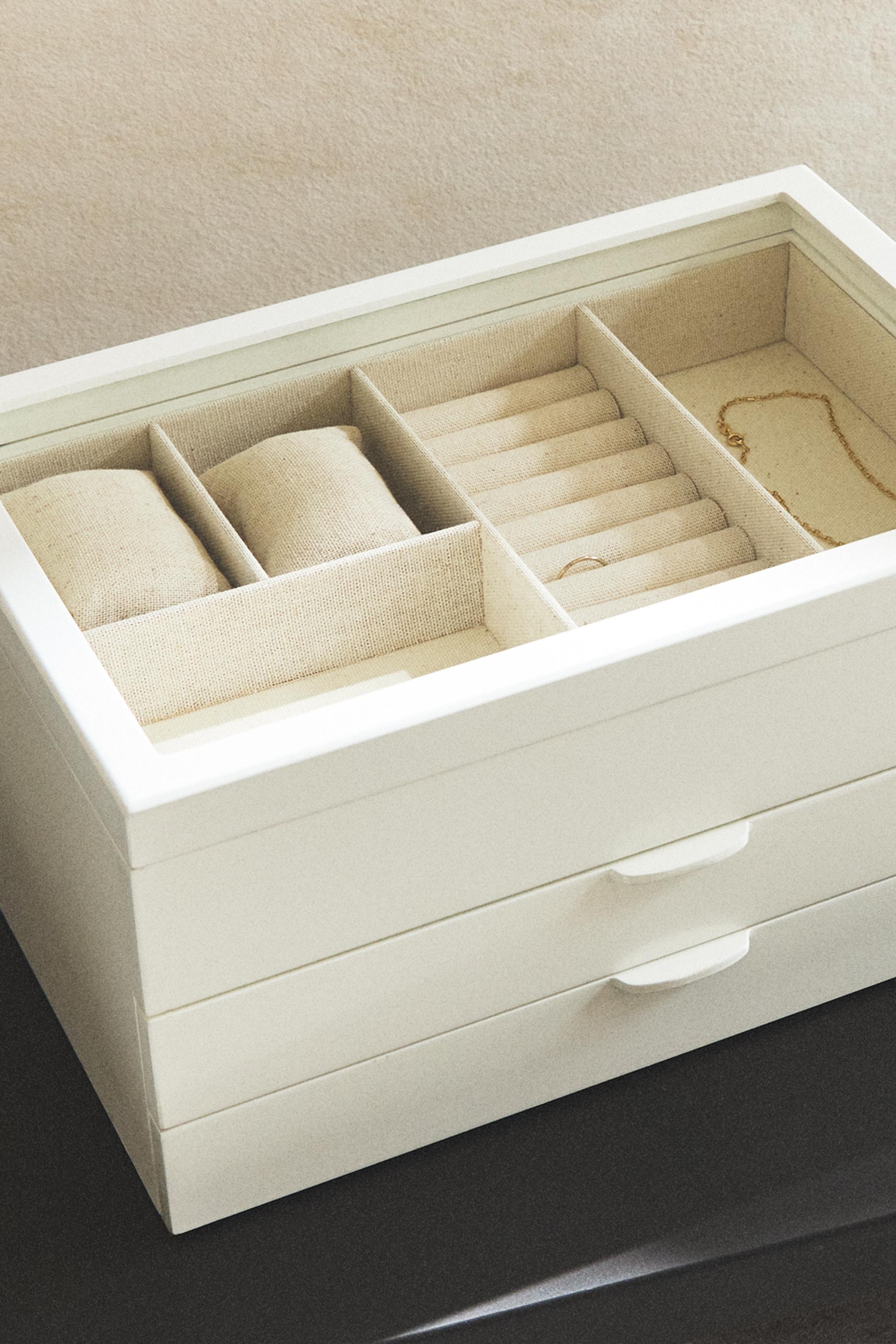 ZARA HOME ジュエリーボックス シルバー　ミラー zara home ミラージュエリーボックス アクセサリーケース