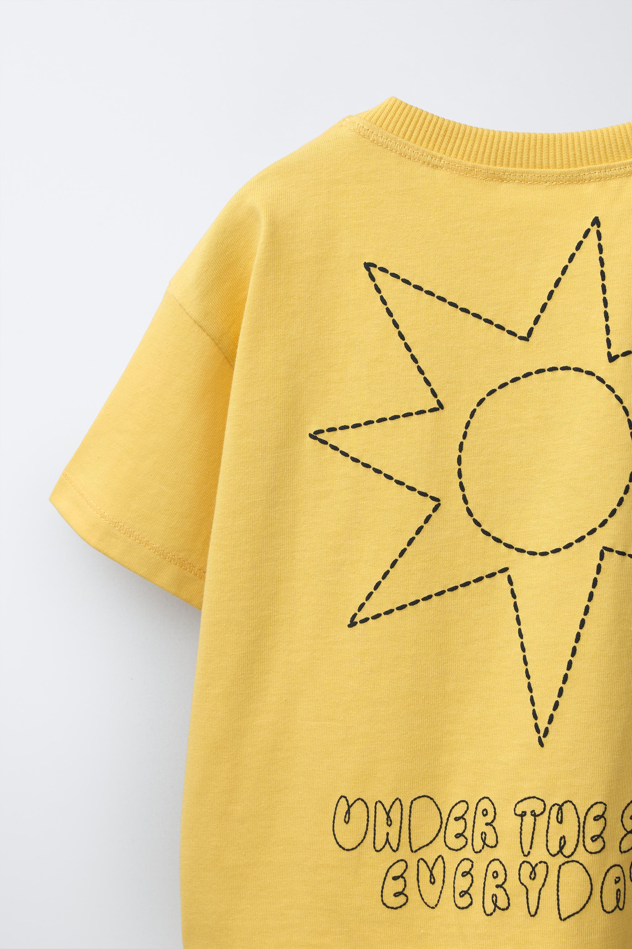 EMBROIDERED PALM TREE T-SHIRT