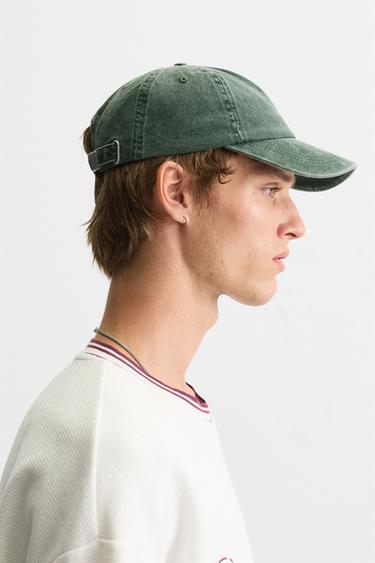 CASQUETTE DÉLAVÉE - Vert de Zara - Image 1