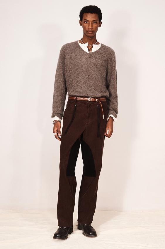 TEXTURED RELAXED FIT JUMPER - Brown by Zara - Image 0