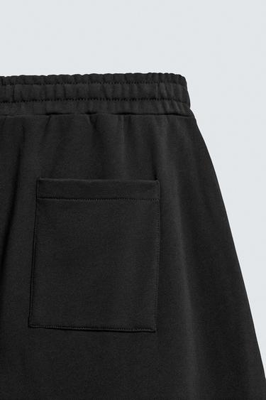 PANTALON BALLON À COUTURES TORSADÉES - Noir de Zara - Image 8