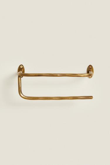GOLDEN TOILET PAPER HOLDER - Golden by Zara