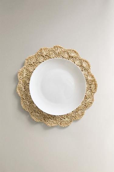 CROCHET PLACEMAT - Light beige by Zara - Image 4