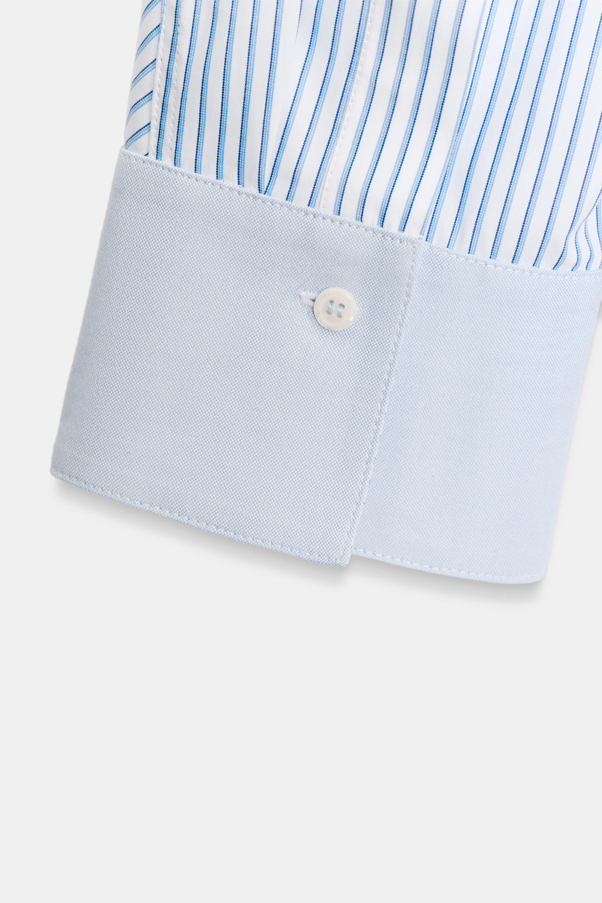 CHEMISE OXFORD RAYURES CONTRASTE ZW COLLECTION