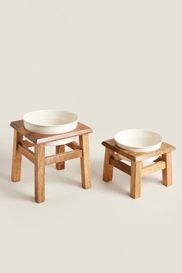 GAMELLE SUPPORT ANIMAL DE COMPAGNIE - Marron de Zara - Image 1