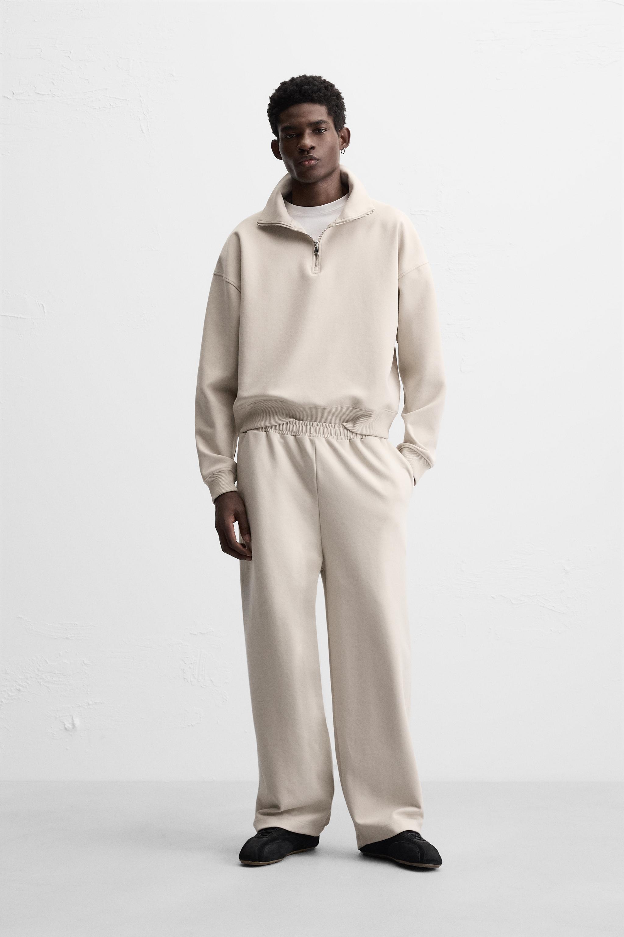 ZARA】リフレクターマテリアル テクニカルスウェットシャツ