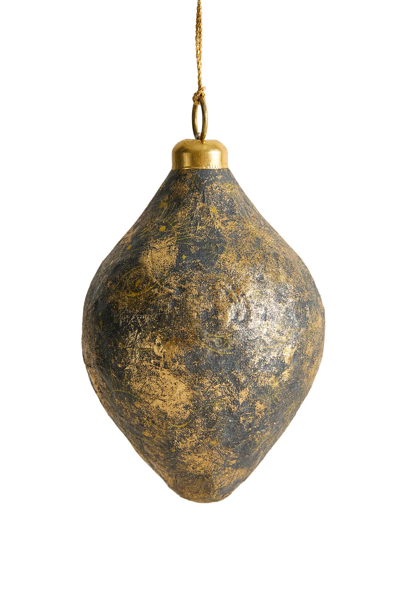 AGED PAPER CHRISTMAS TREE ORNAMENT