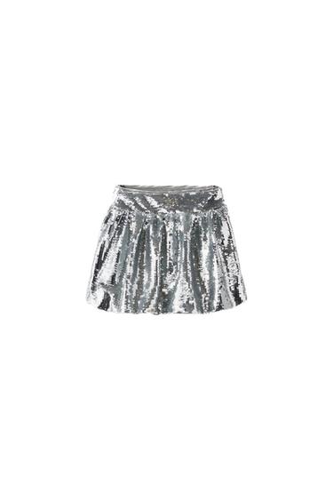 SEQUIN BALLOON SKIRT