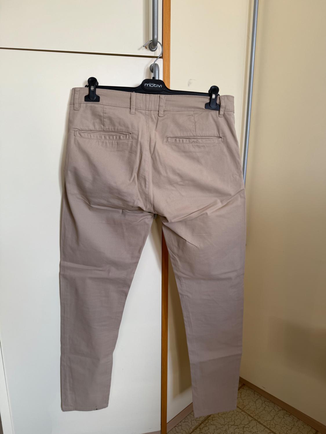 PANTALONE BEIGE 4 TASCHE - Image 4