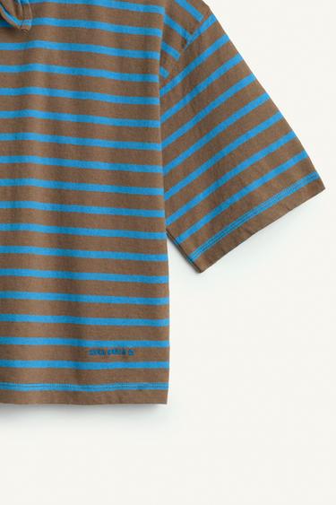 STRP TSHRT 16 - Light blue by Zara - Image 7