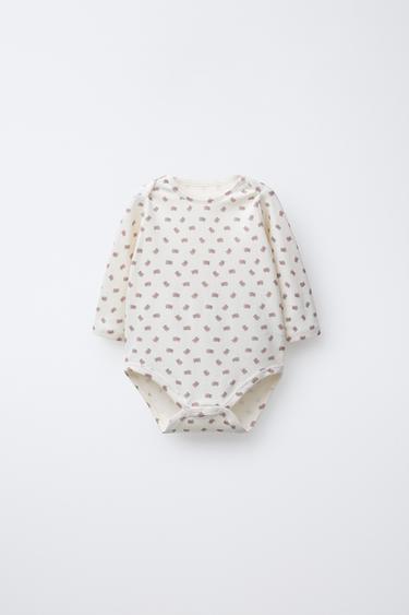 5-PACK OF FLORAL PRINT BODYSUITS - Pink by Zara - Image 1