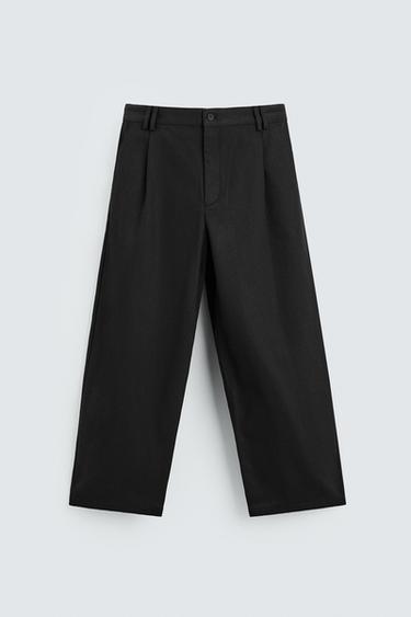 PANTALÓN BALLOON FIT - Negro de Zara