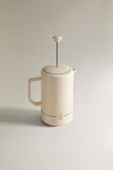 CAFÉTIÈRE À PISTON - Blanc / Vert de Zara - Image 1