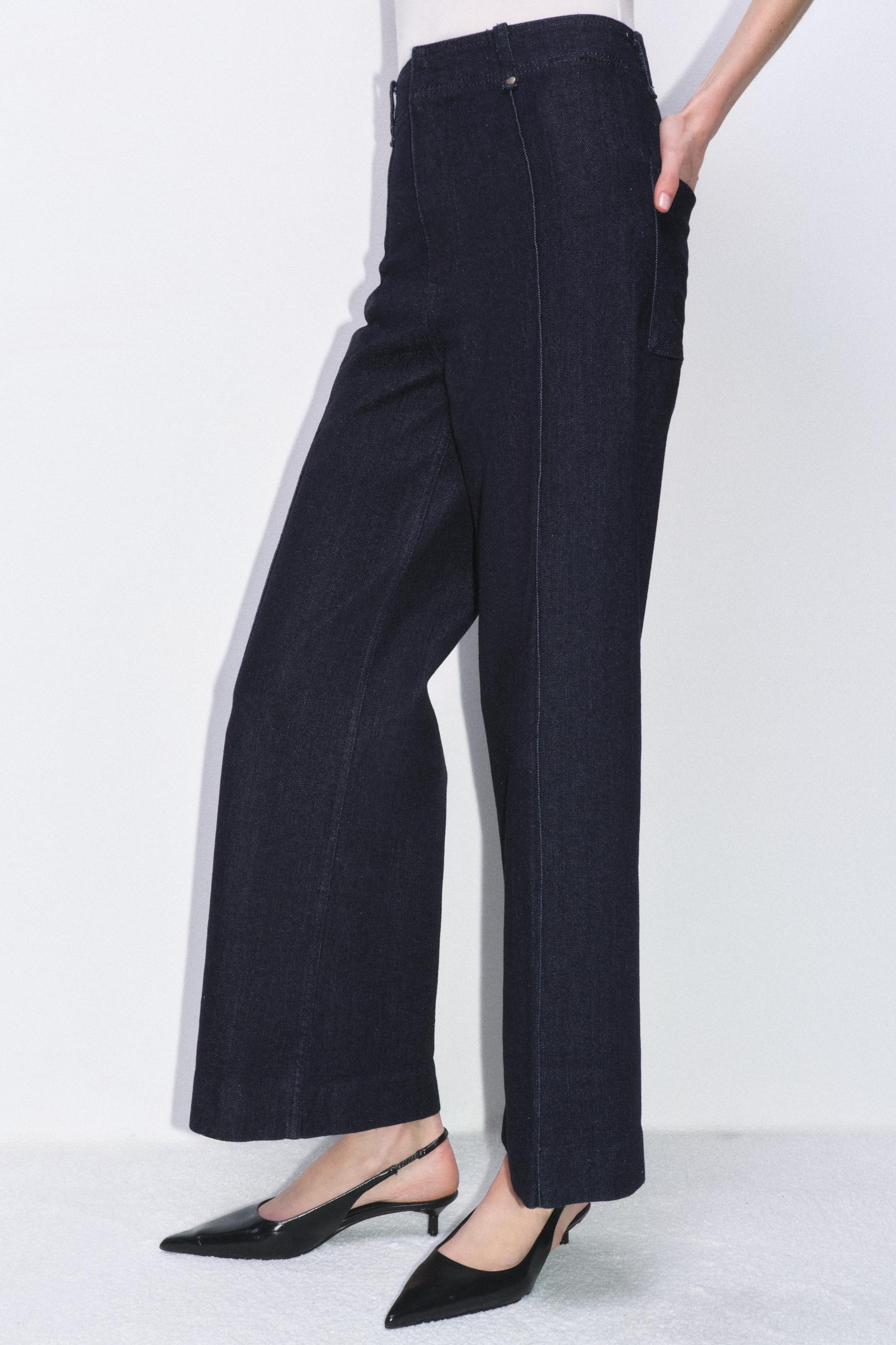 JEAN COUPE LARGE ET TAILLE HAUTE COLLECTION ZW