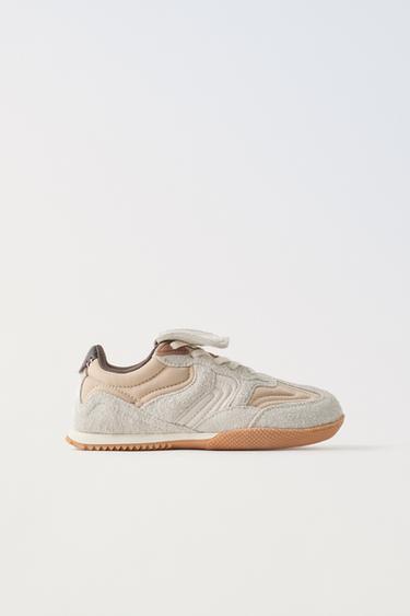 TONGUE DETAIL TRAINERS - Beige by Zara