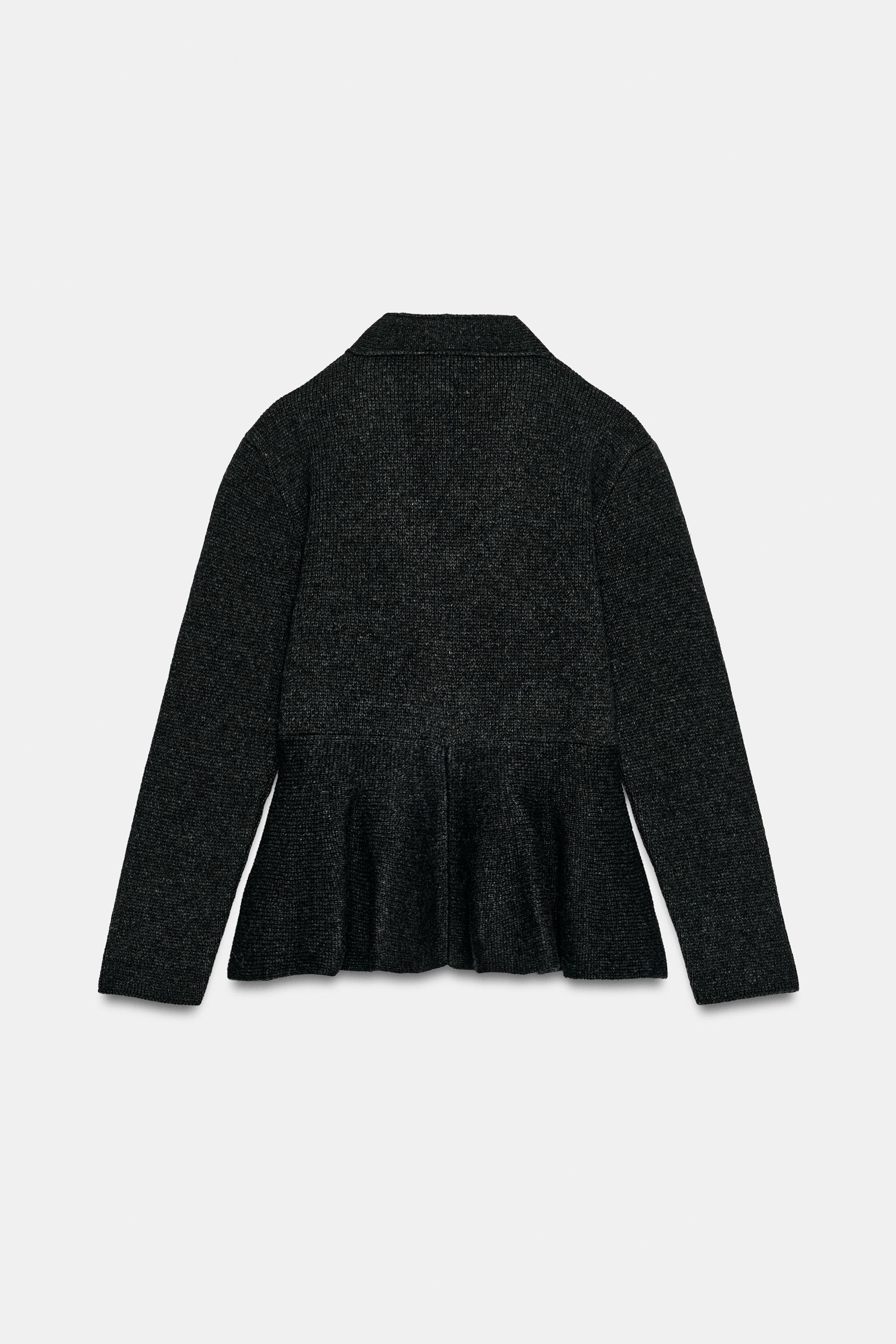WOOL-BLEND PEPLUM JACKET