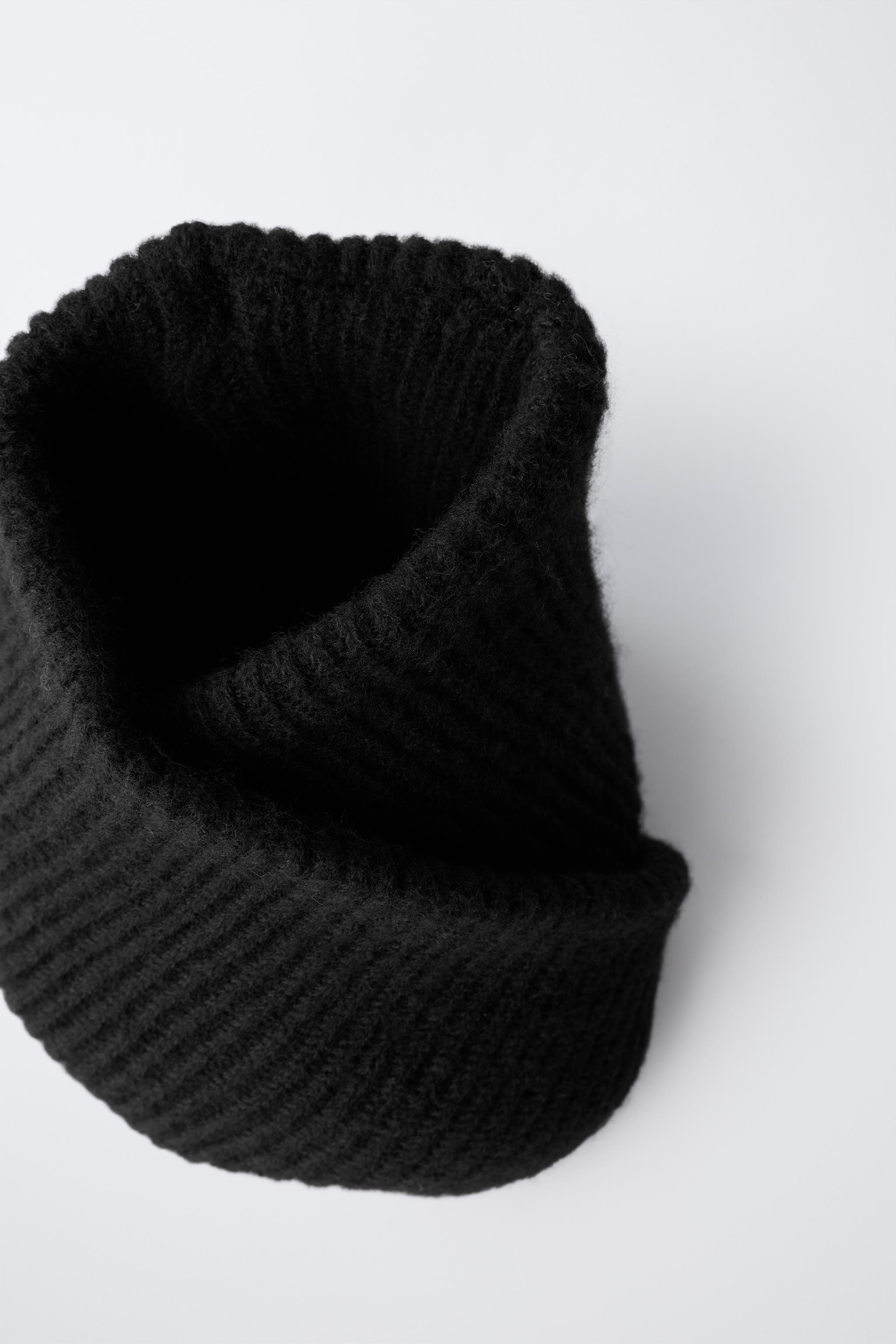 BASIC KNIT SNOOD - camel | ZARA Singapore