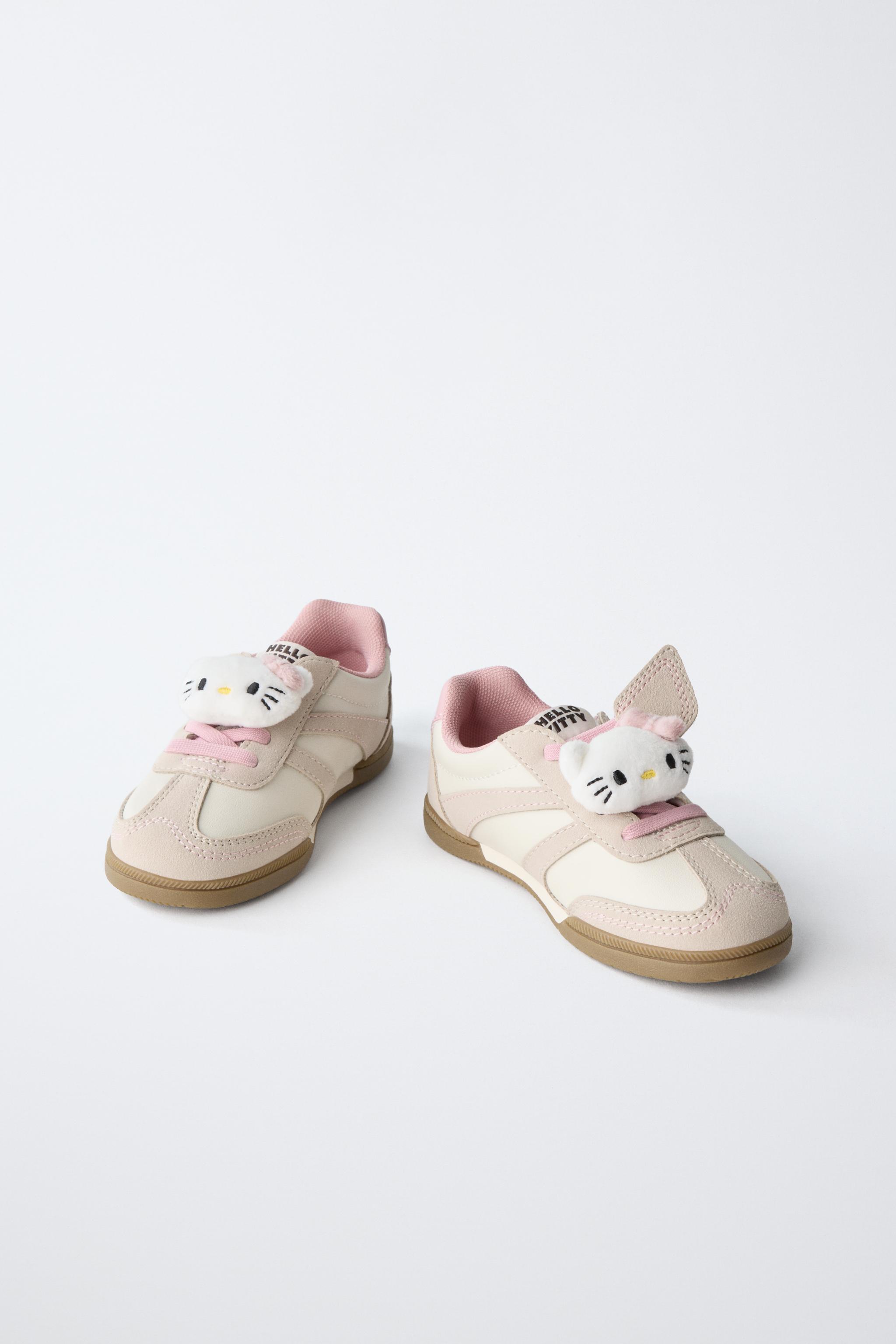 HELLO KITTY© SANRIO PLIMSOLLS — Ecru White
