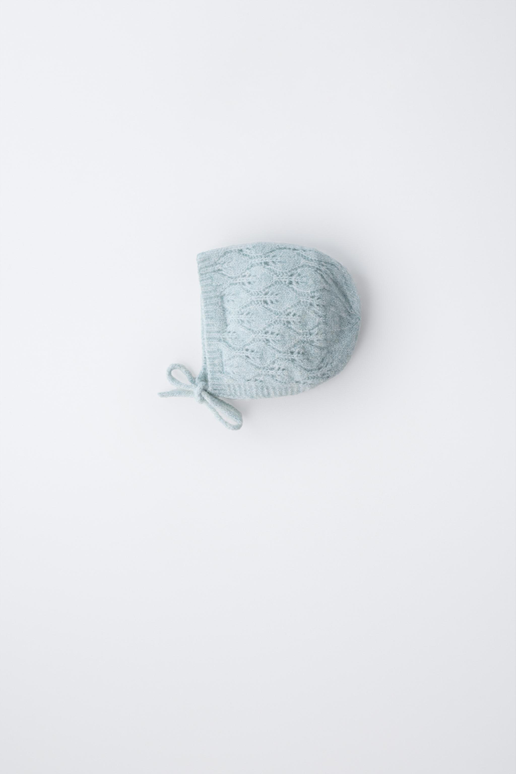 LEAF KNIT BONNET