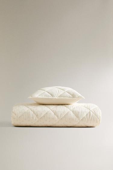 Zara Ekru - ÇİÇEK DESENLİ ÇOCUK YORGANI