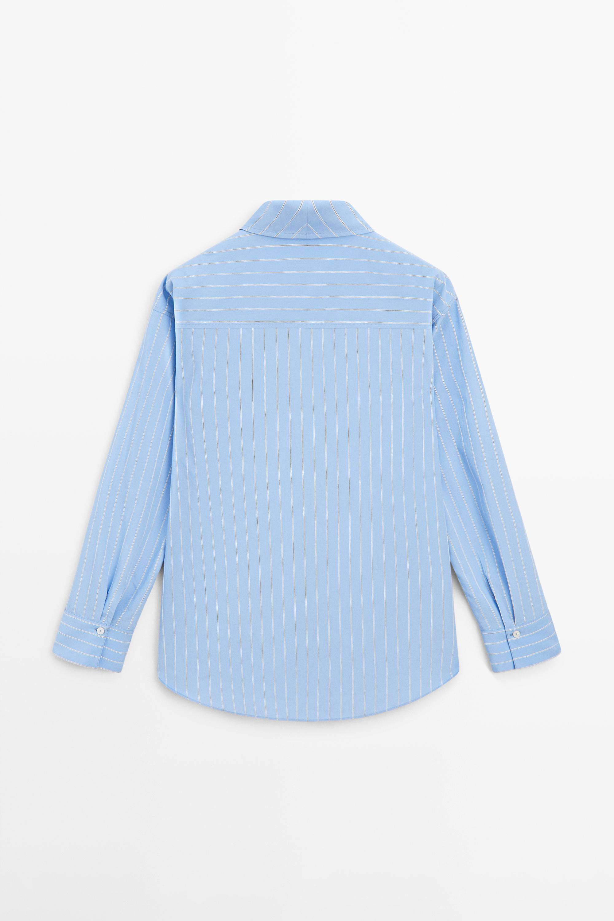 Chemisier ample à rayures